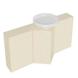 Тумба-модуль хранение без боковин Kerama Marazzi Caravan KMCACb45MBt0 45 см сливочный матовый